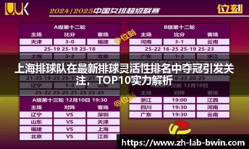 上海排球队在最新排球灵活性排名中夺冠引发关注，TOP10实力解析